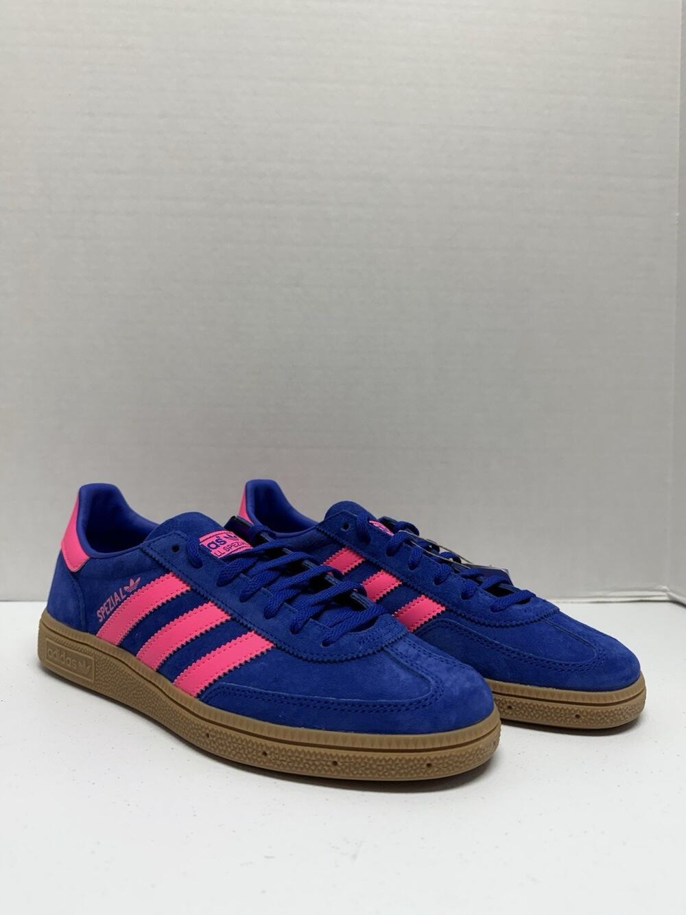 Adidas Wmns Handball Spezial Lucid Blue Pink IH5373 Size 6.5 Women Low Top Shoe